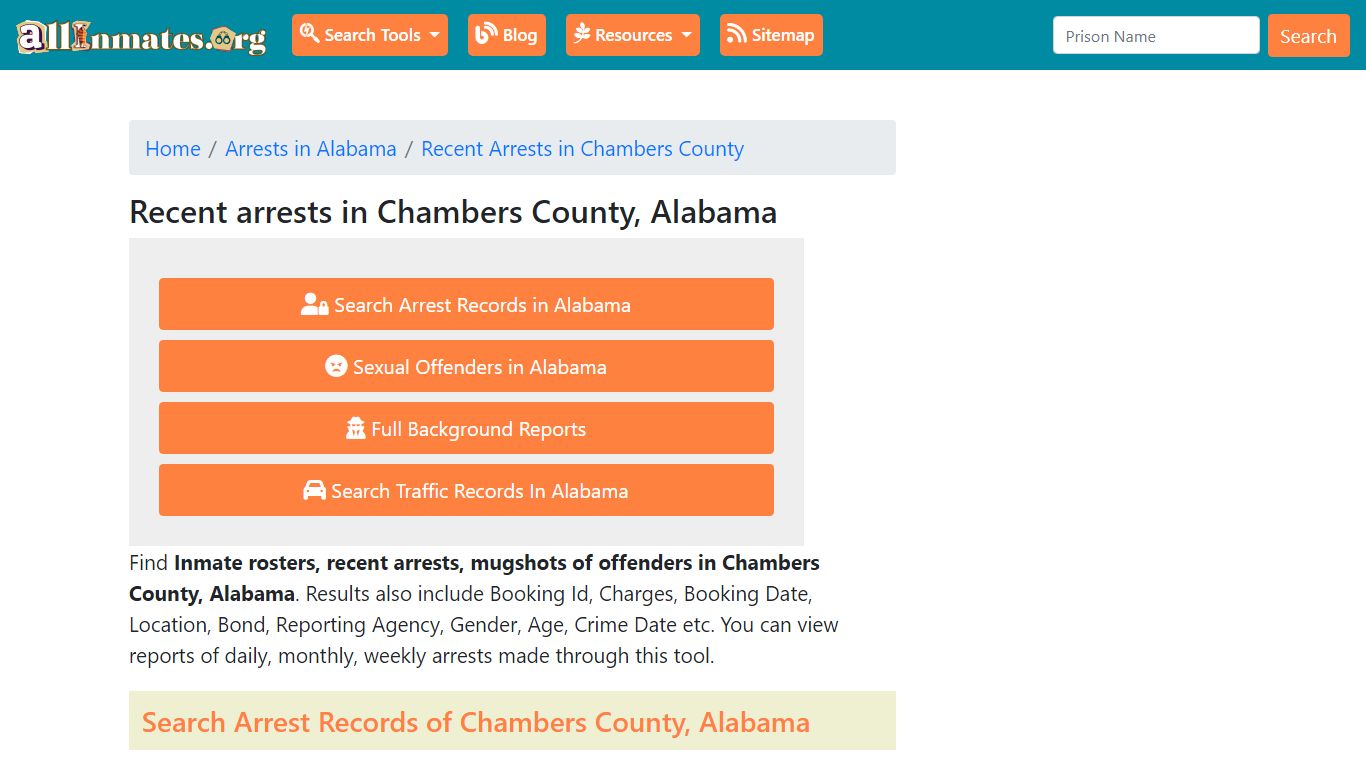 Recent arrests in Chambers County, Alabama | Mugshots, Rosters, Inmates ...