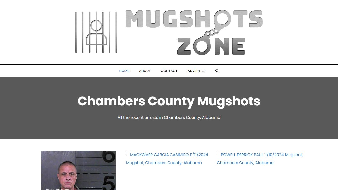 Chambers County Mugshots Zone